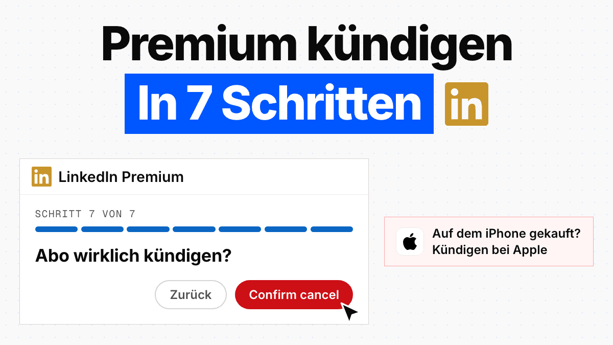 LinkedIn Premium kündigen: alle Klickwege geprüft