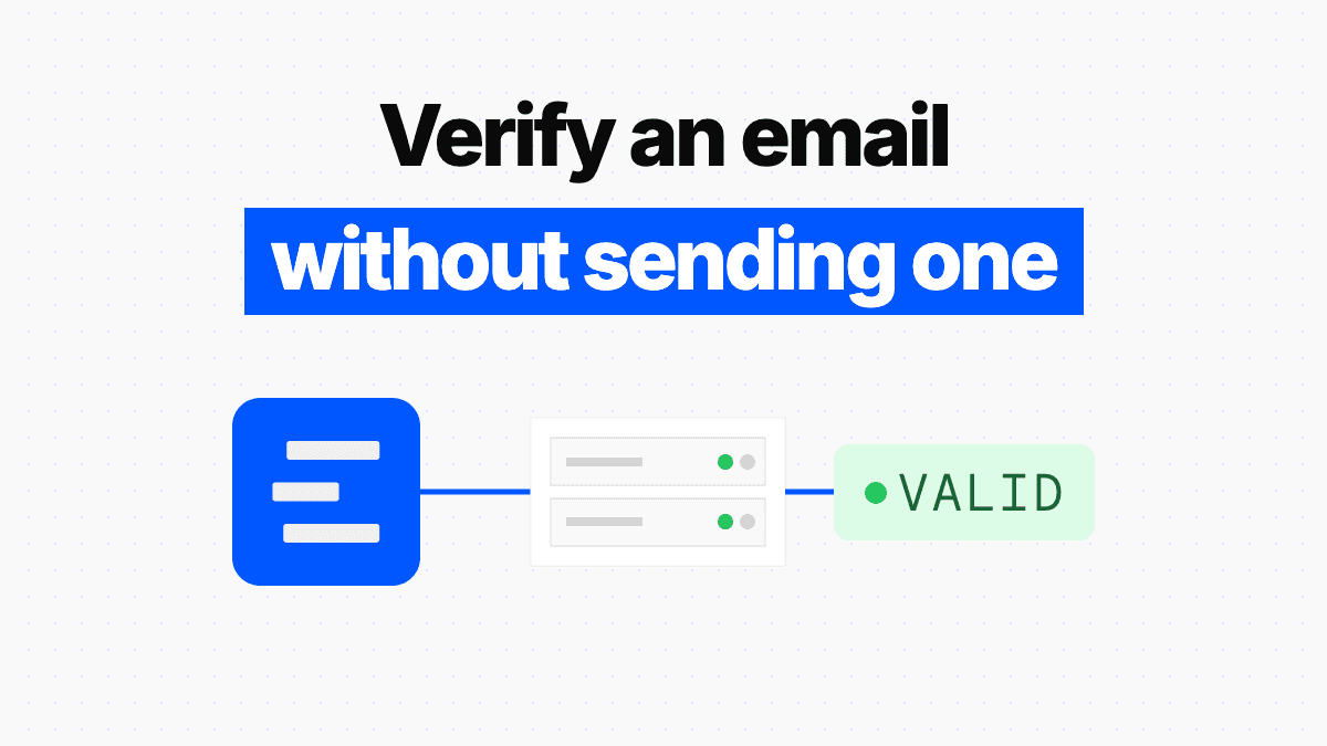 How Enrow Verifies an Email Address Without Sending an Email