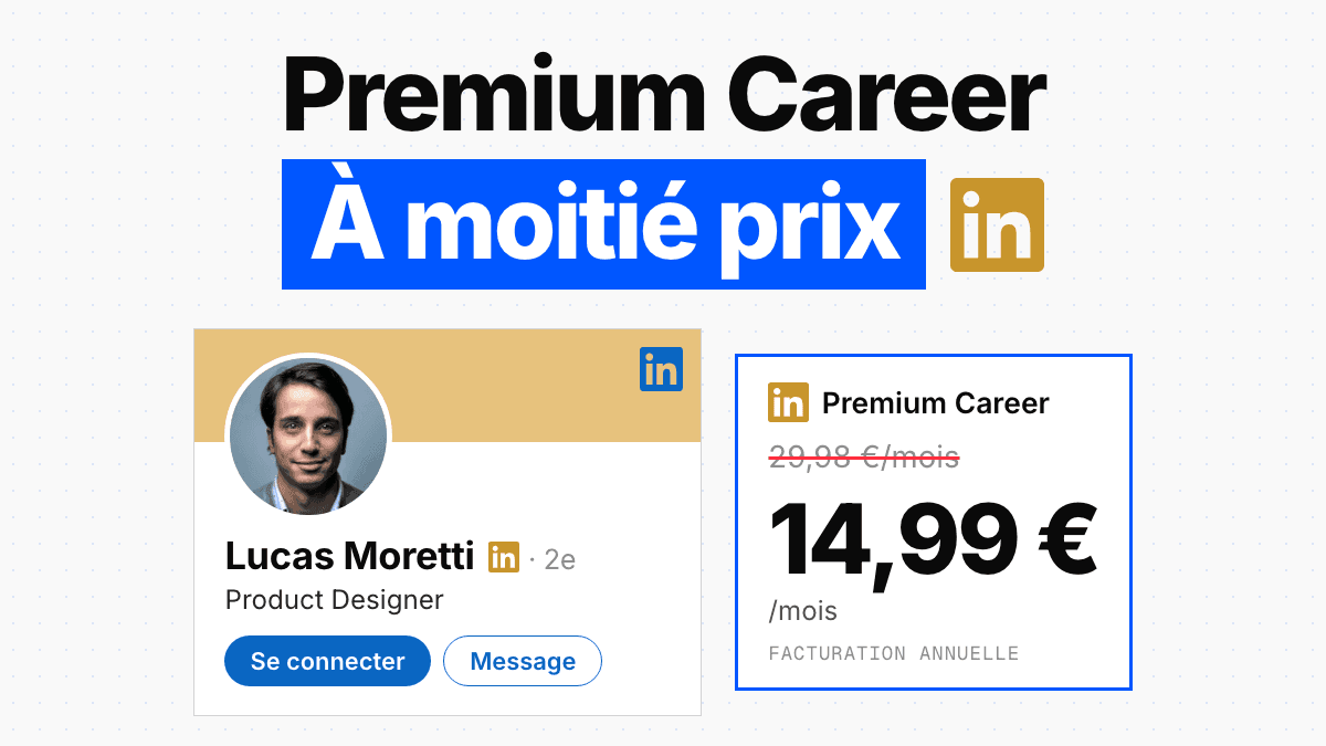 LinkedIn Premium Career : tarifs 2026 et ce qu'il vaut