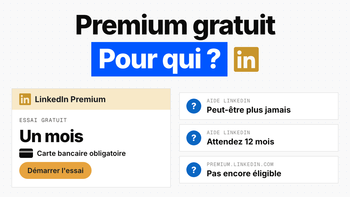 Essai gratuit LinkedIn Premium 2026 : les vraies règles
