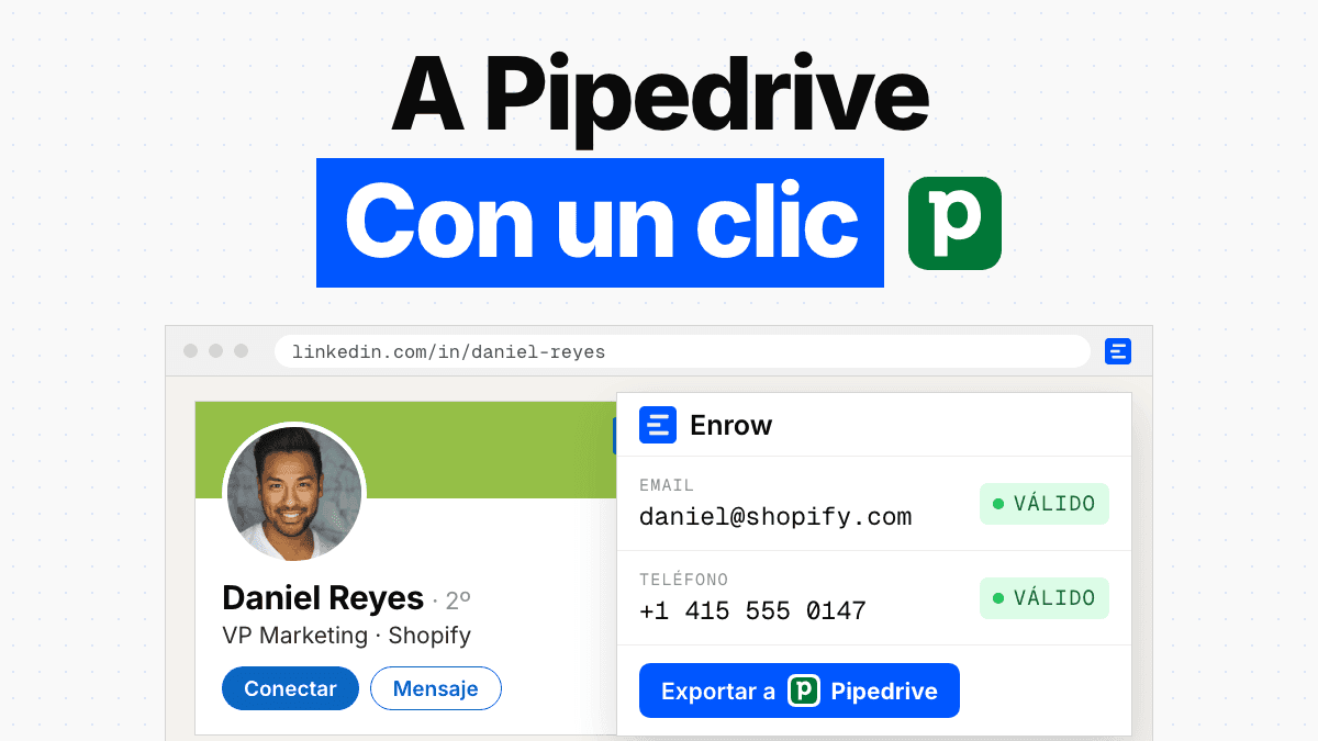 Integración Pipedrive-LinkedIn: contactos que puedes localizar