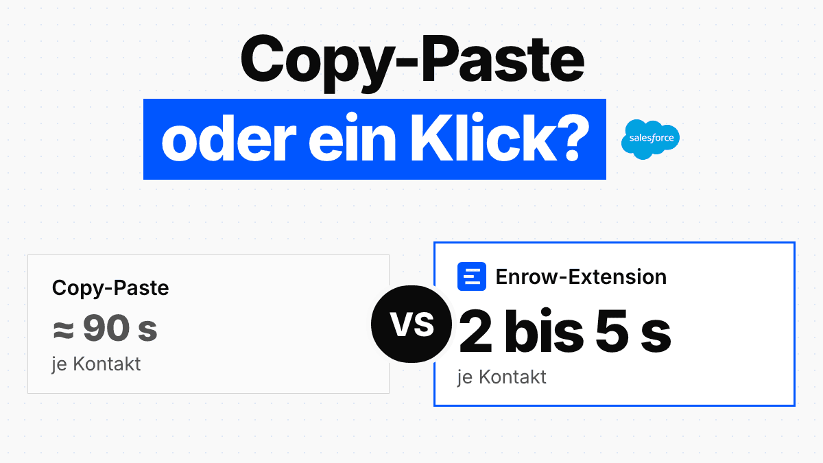 Salesforce-Chrome-Extension: vom LinkedIn-Profil zum Lead