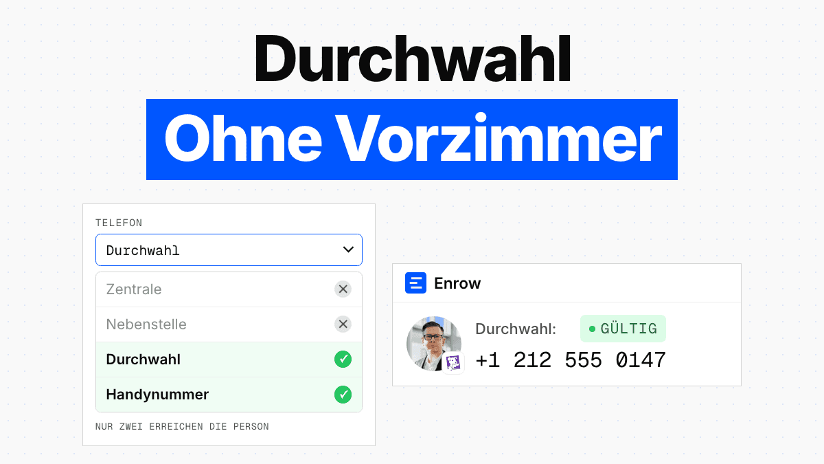 Durchwahlnummern: was sie sind und wie du sie bekommst
