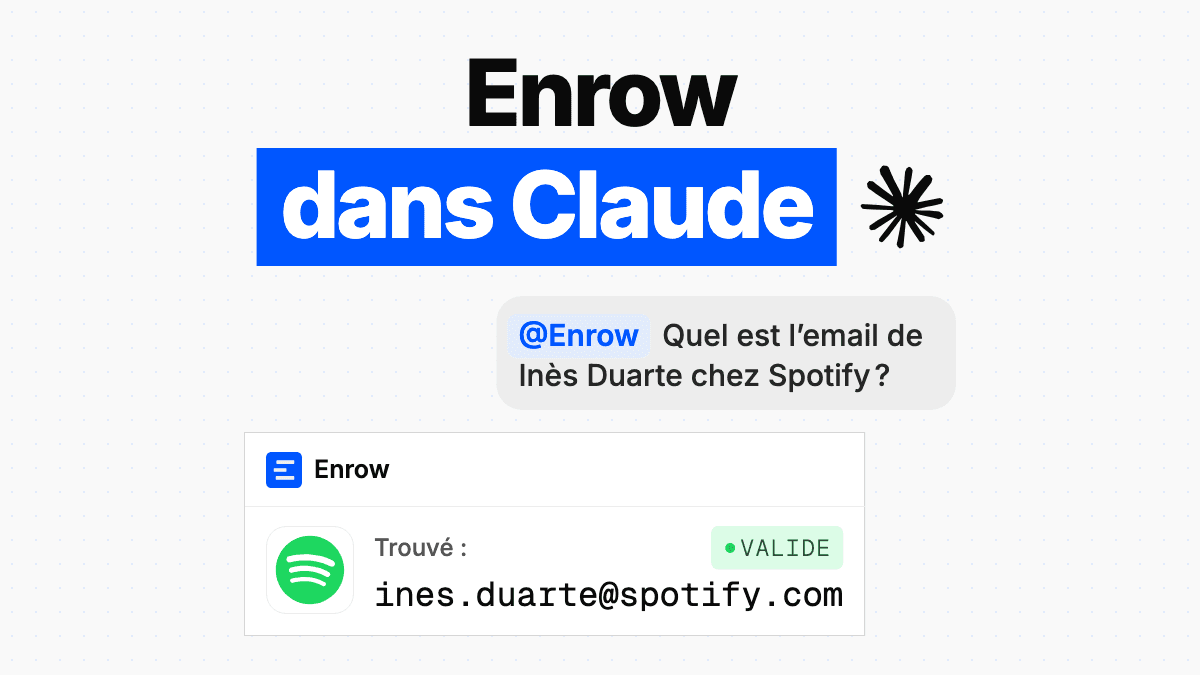 Utiliser Enrow dans Claude, Claude Code et Cursor : le serveur MCP expliqué