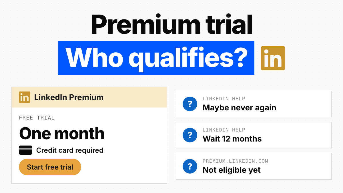 LinkedIn Premium Free Trial 2026: Who Actually Qualifies