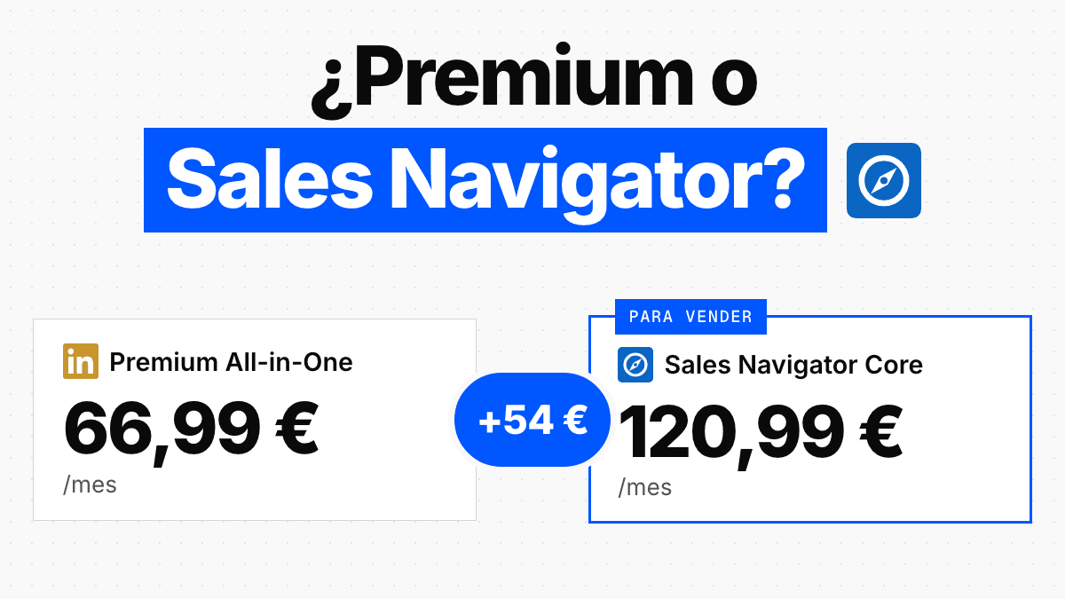 LinkedIn Premium vs Sales Navigator: cuál comprar (2026)