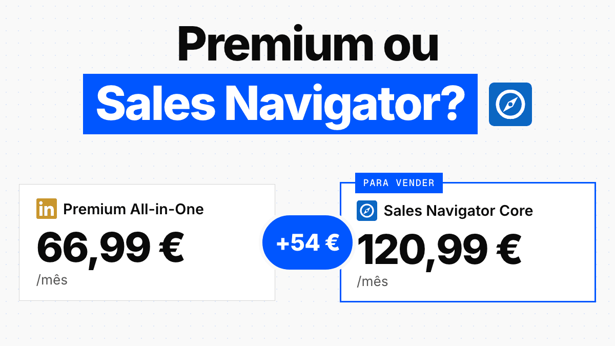 LinkedIn Premium vs Sales Navigator: qual comprar (2026)