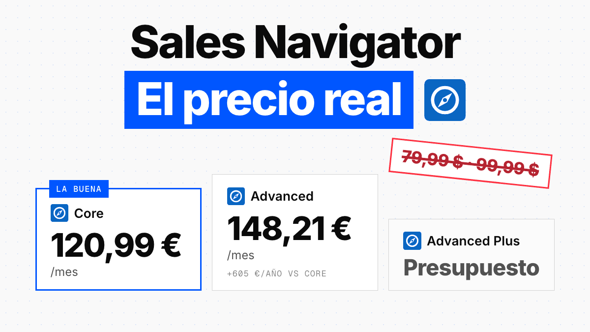 Precios de LinkedIn Sales Navigator 2026: todos los planes